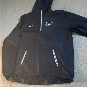 Nike Purdue quarter zip sideline jacket